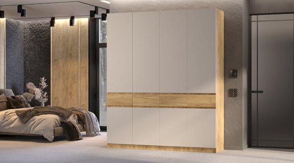 Четырехстворчатый шкаф Евро (Террикон)